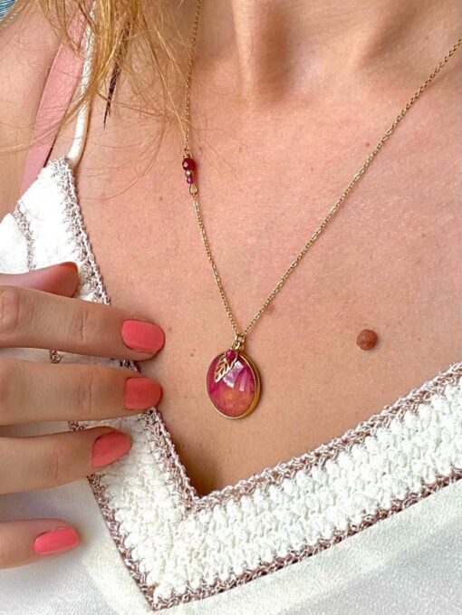 Collier médaillon Laoobijoux