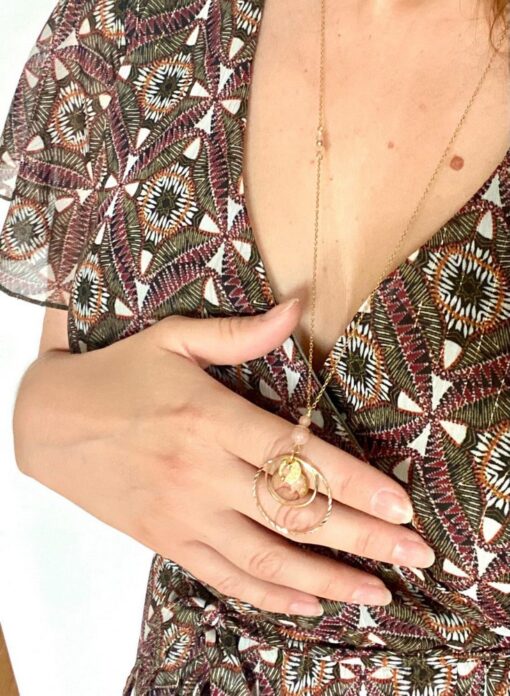 Sautoir Anneaux Laoobijoux
