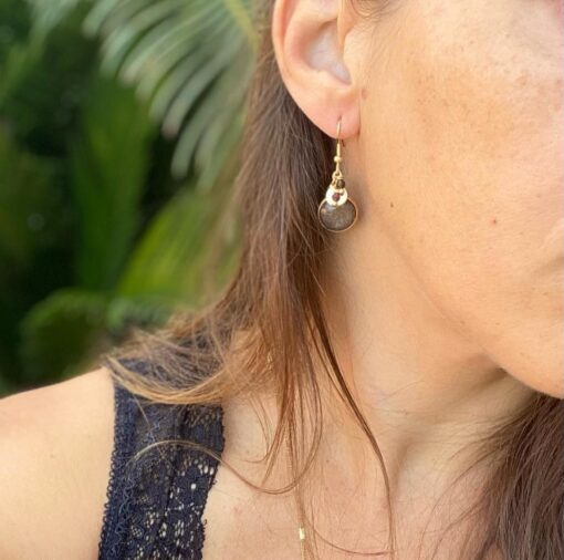 Boucles d'oreille Pompon Laoobijoux