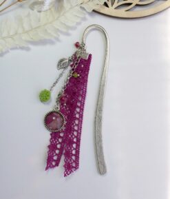 Marque Page Rose Bougainvillier Laoobijoux b